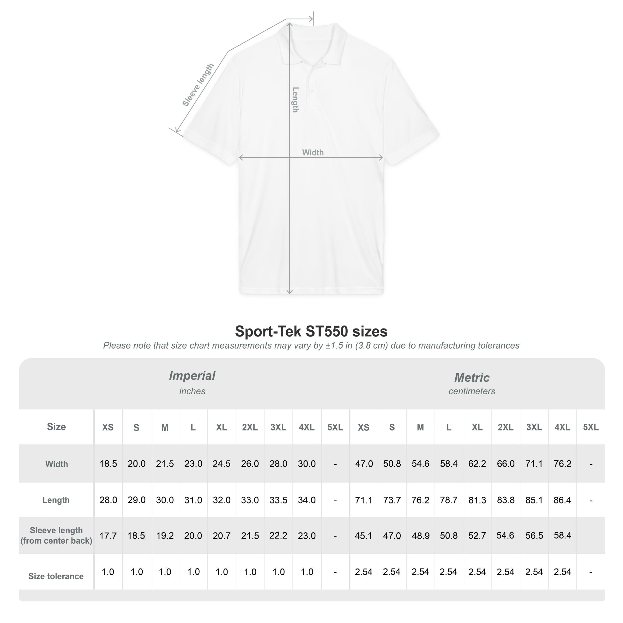 Embroidered Polo Shirt - Performance Sport